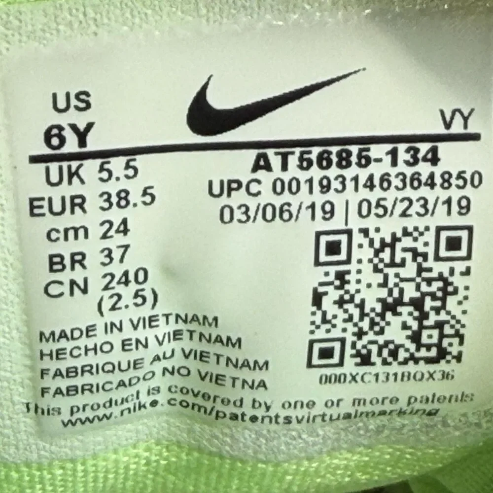 Nike KD Shoes Boys Size 6Y White Pink Blue Volt Basketball Sneakers AT5685-134